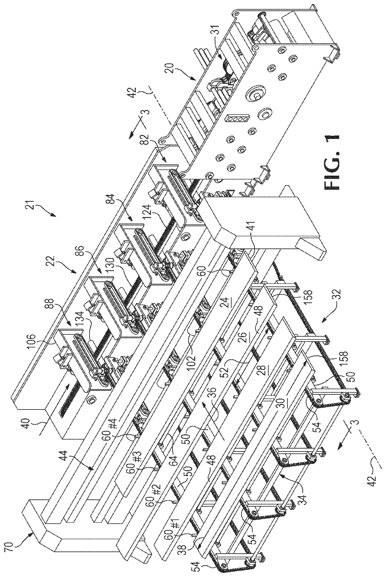 Method and apparatus for providing flitches to an edger