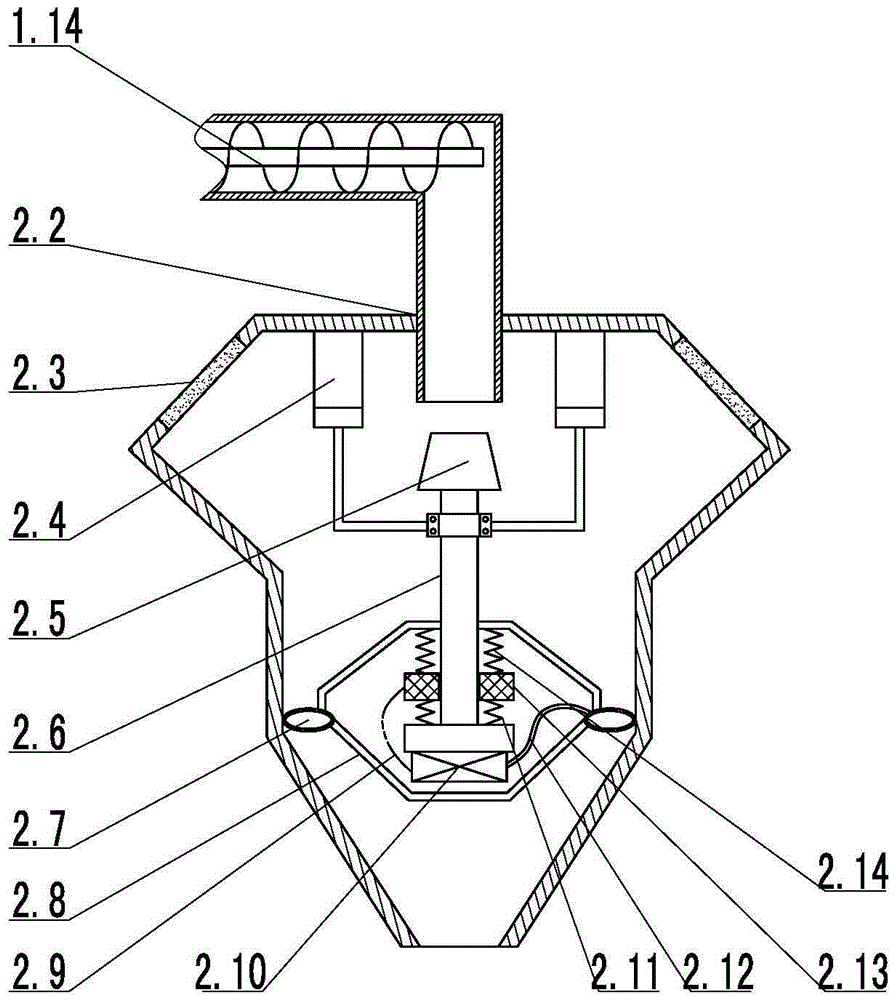 Full-automatic production device for refractory plastic material