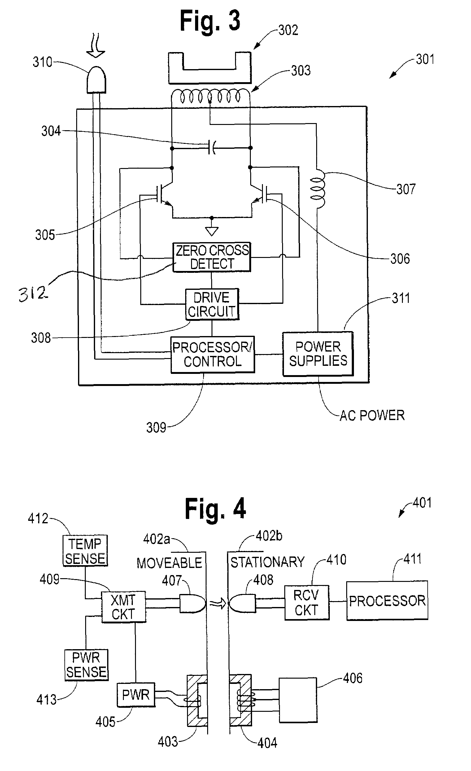 Wireless power transfer system for glass