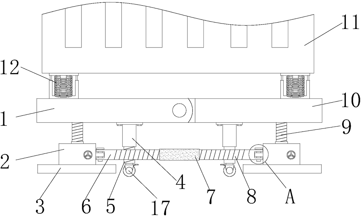 Base for power transformer