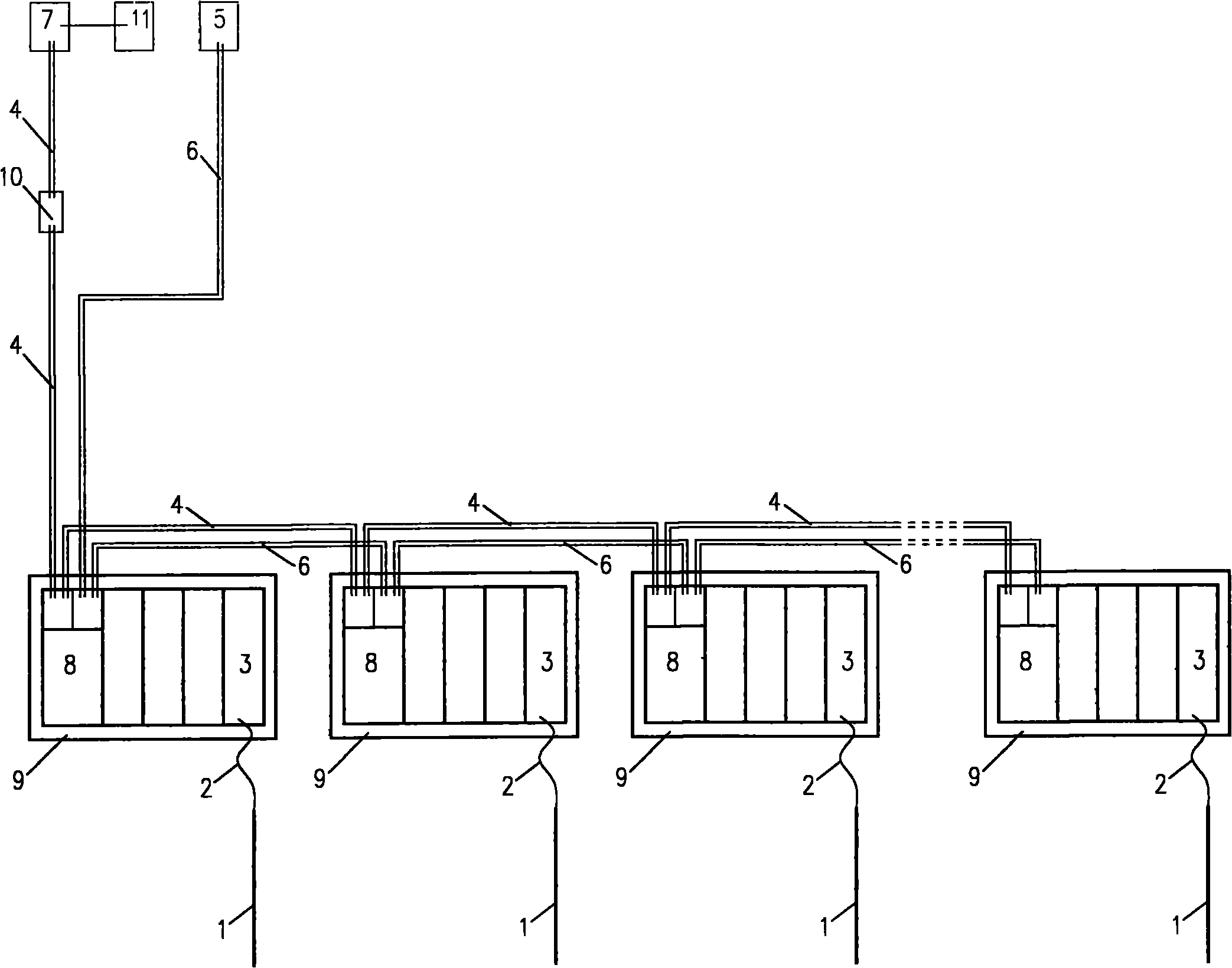 Automatic monitoring system for oven drying temperature of coke oven