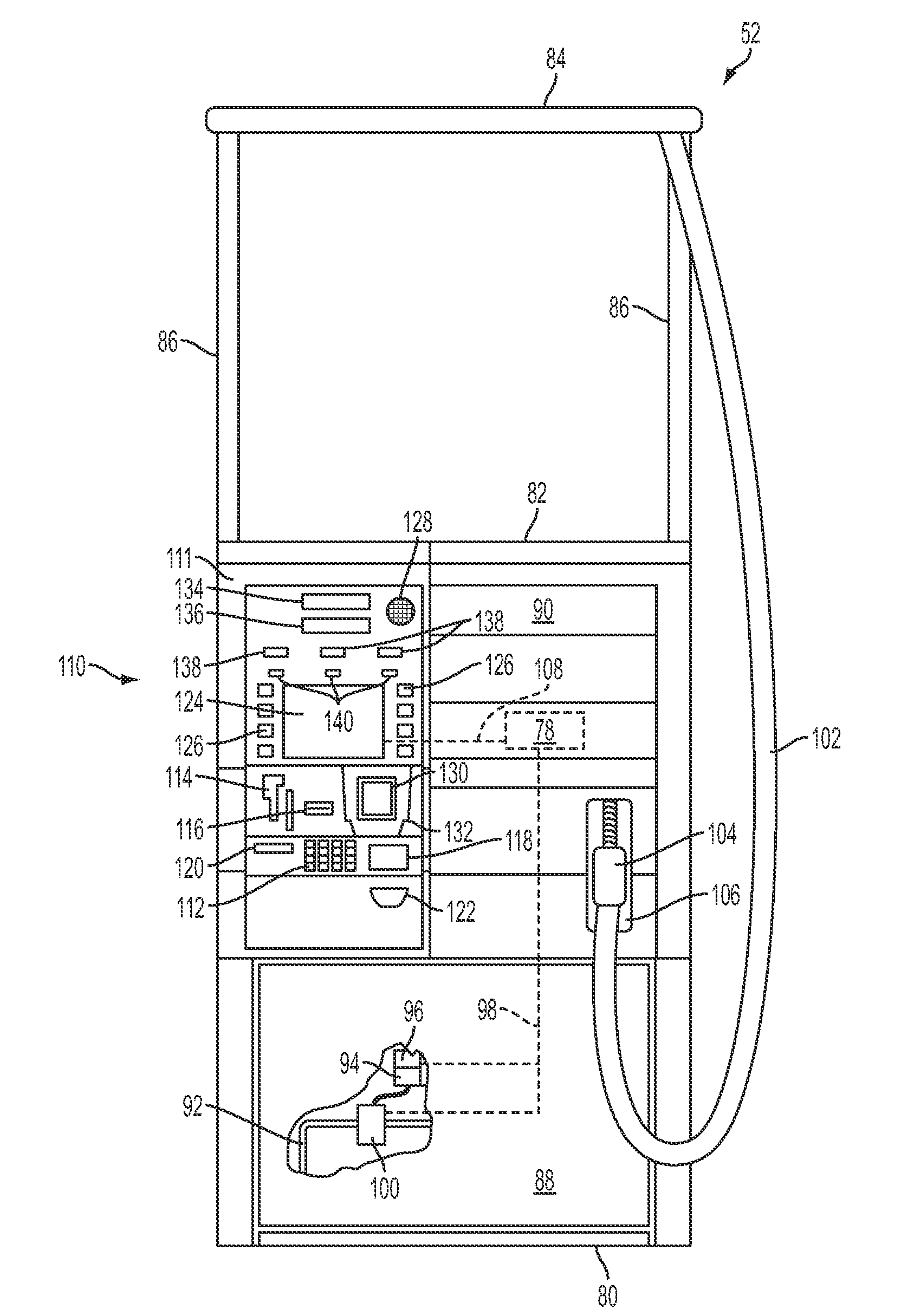 Remote transaction system utilizing compact antenna assembly