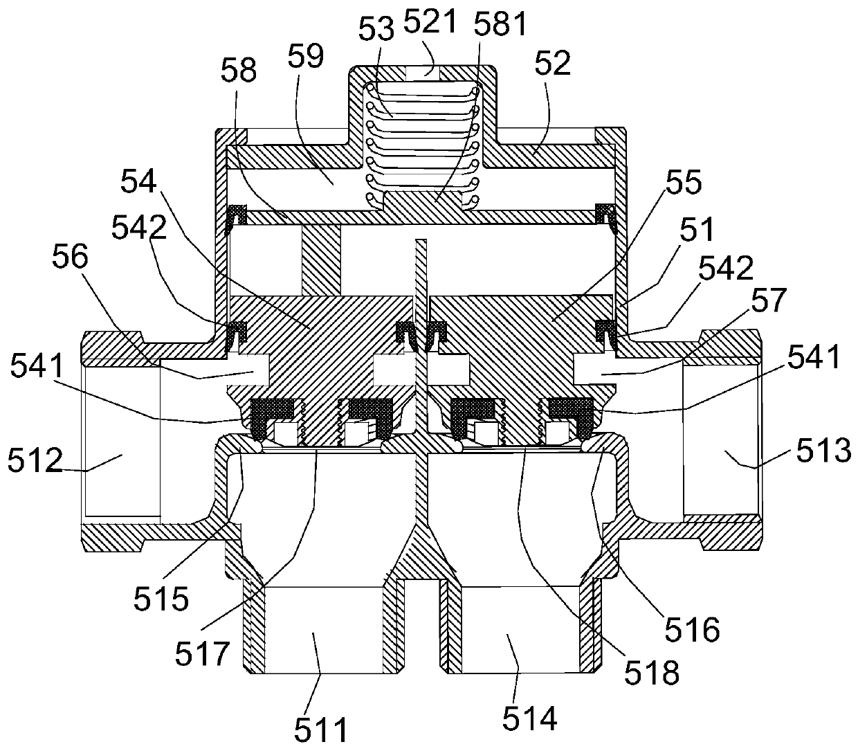 Gas valve and anti-temper cooker