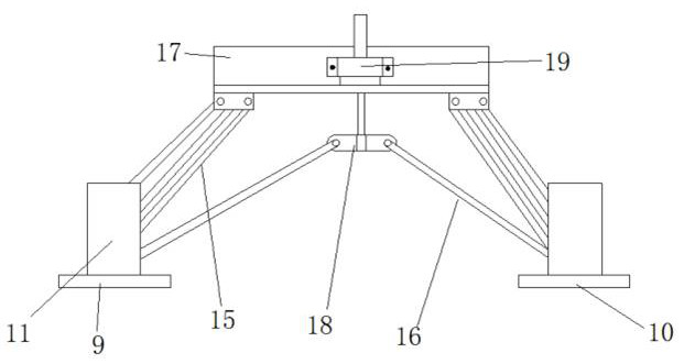 Electric motor sweeper capable of controlling lifting of disc brushes