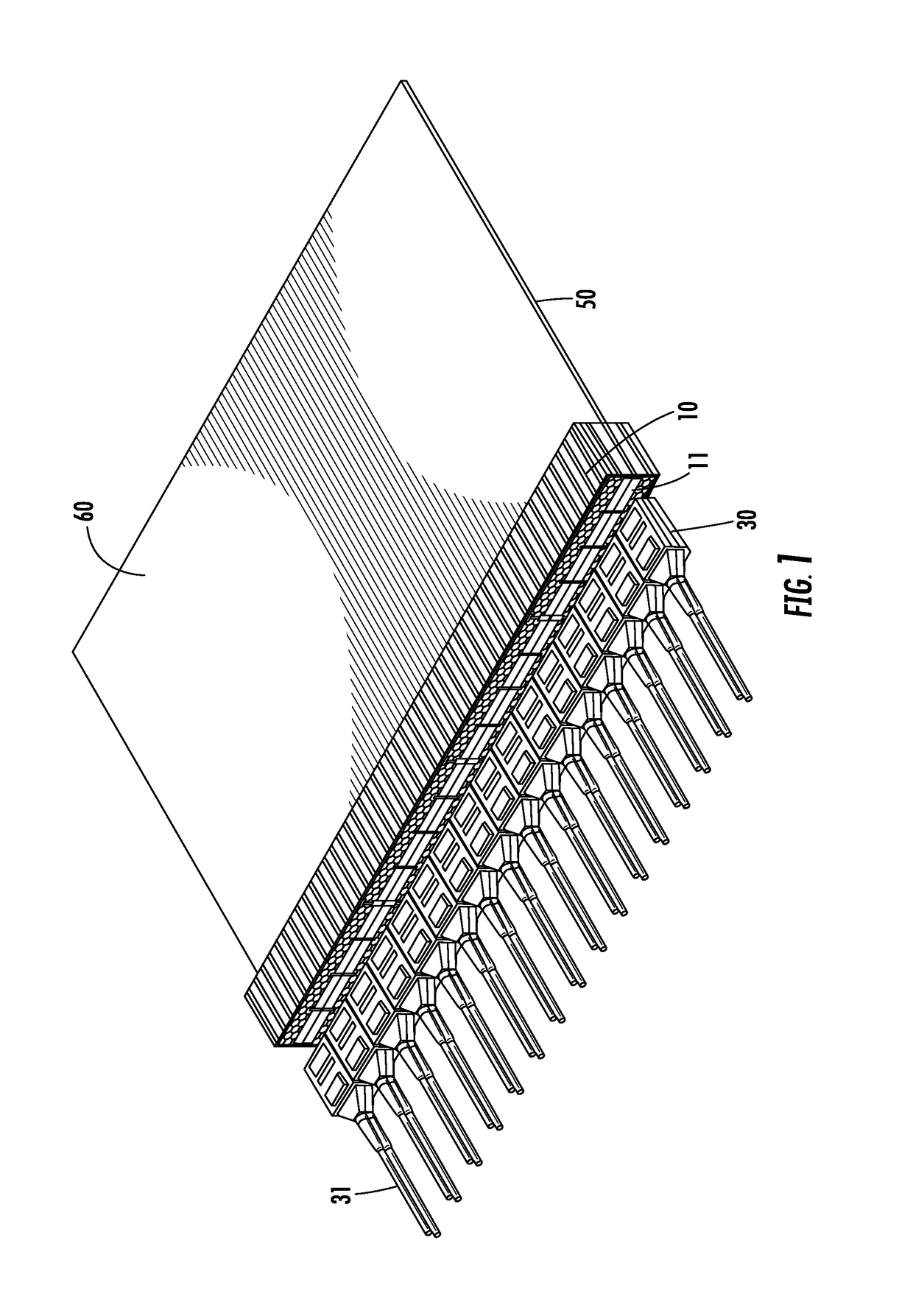 Rack-mountable equipment with a high-heat-dissipation module, and transceiver receptacle with increased cooling