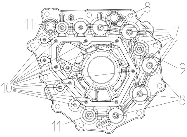 Machining method for aluminum alloy bearing seat of new energy automobile