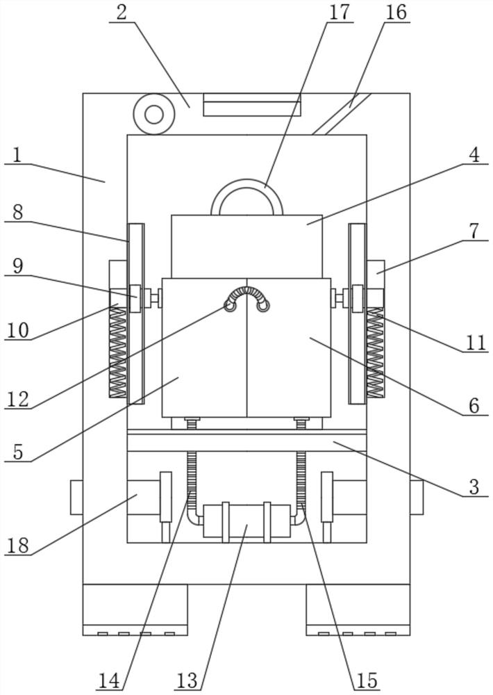 Battery box for new energy automobile