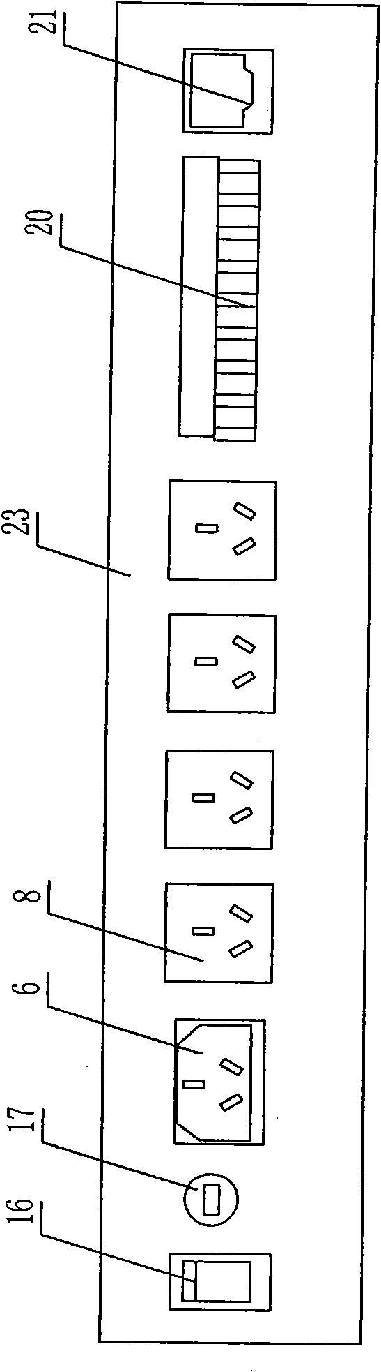 Remote power-supply control system and control method thereof