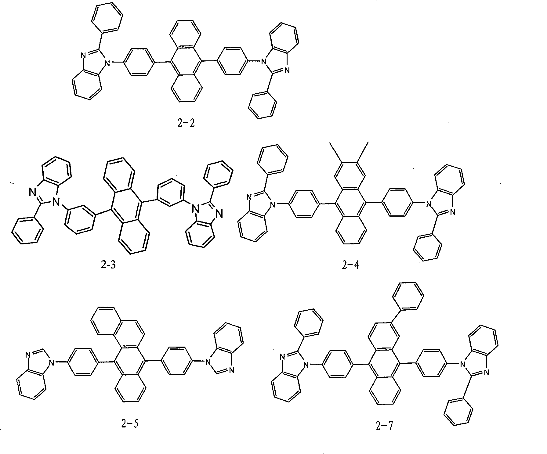 Organic material and application thereof in organic electroluminescence devices