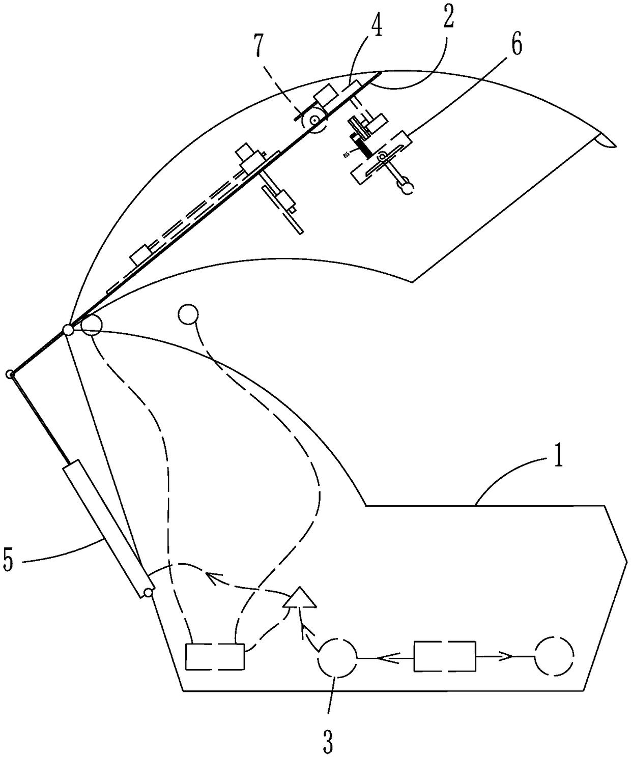 Abdominal massage chair