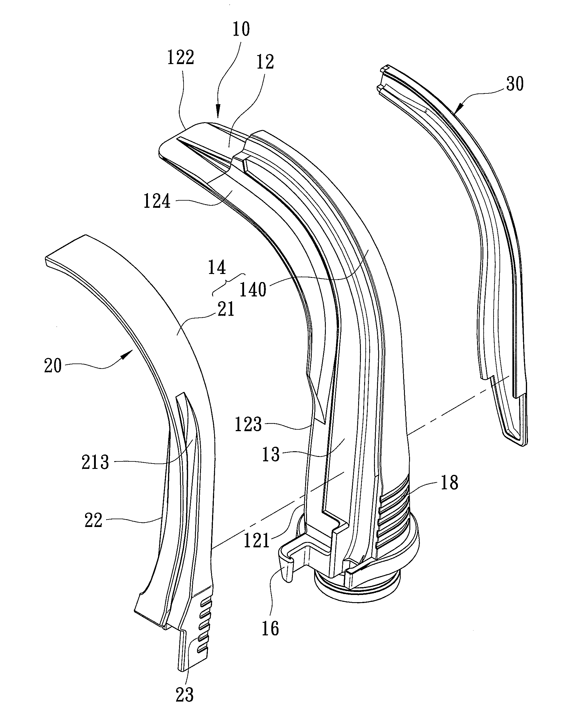 Pharyngeal intubation guiding device