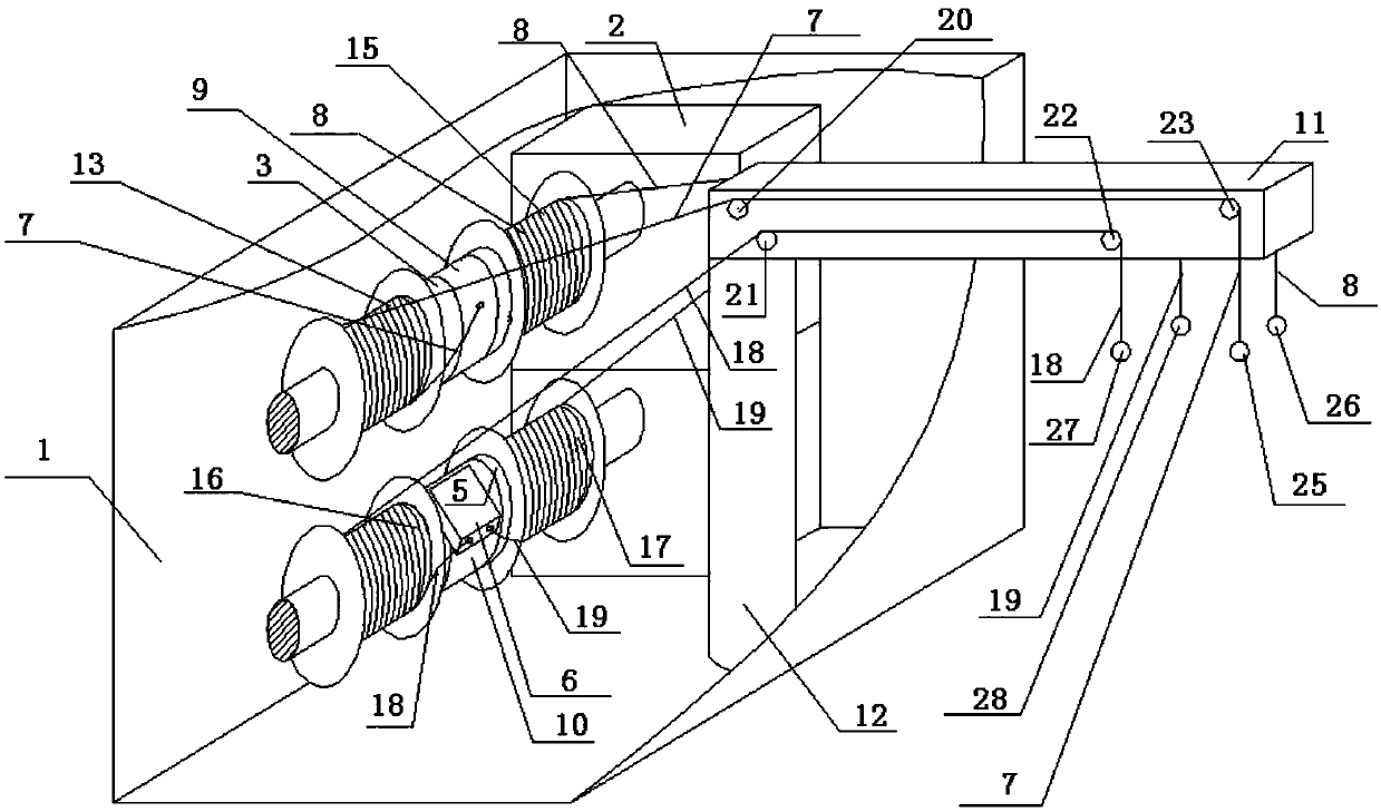 Building with multifunctional rope releasing equipment