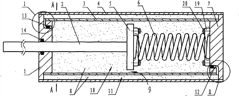 Composite damping single-piston rod viscous damper