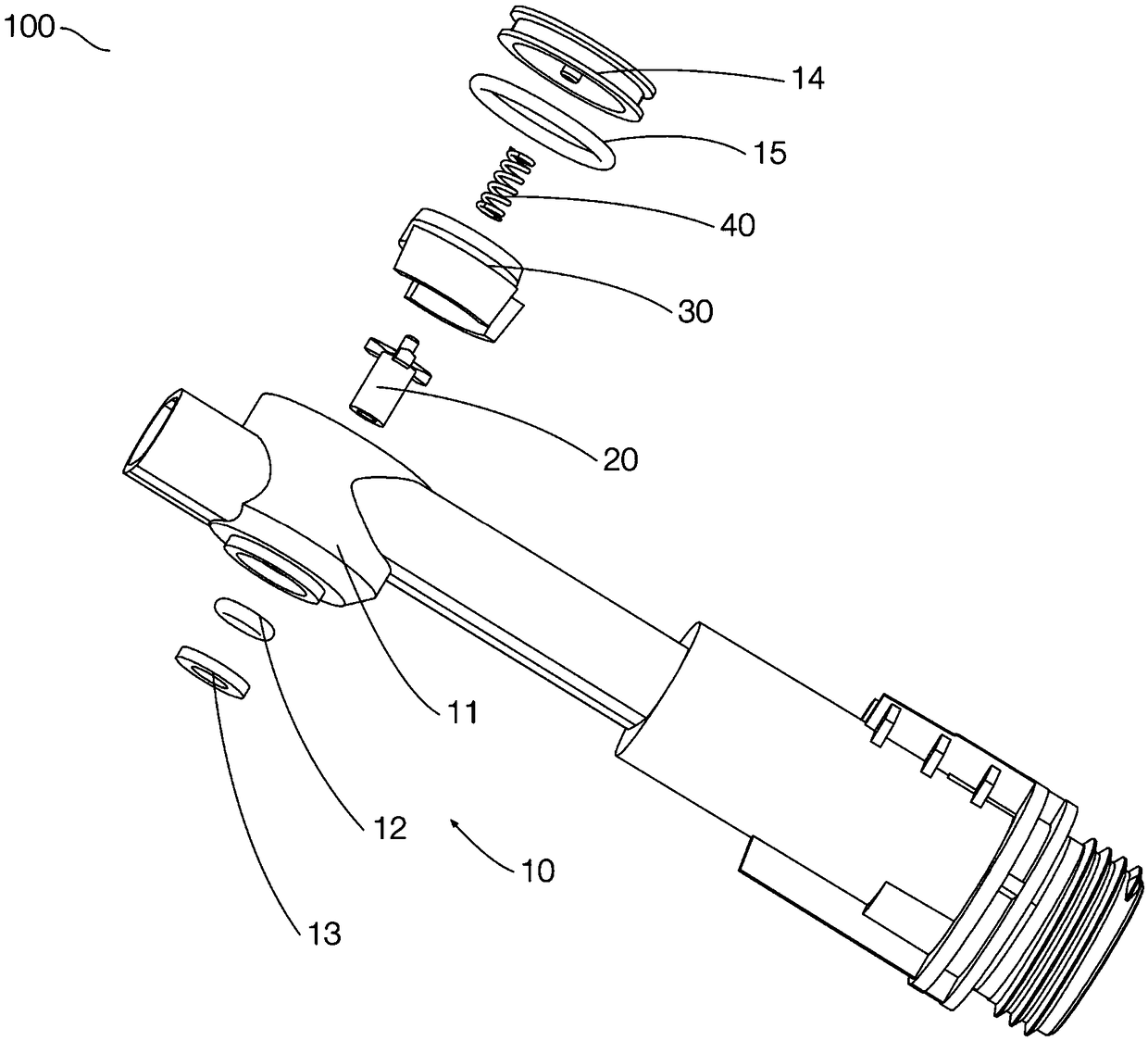 Water outlet control assembly, sprinkler and sprinkler assembly method