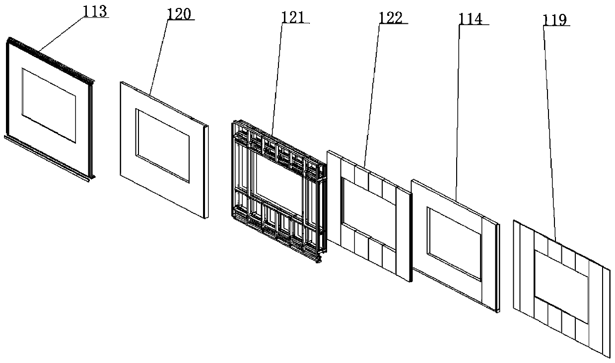 An outer protection system for prefabricated steel structure residences suitable for severe cold regions