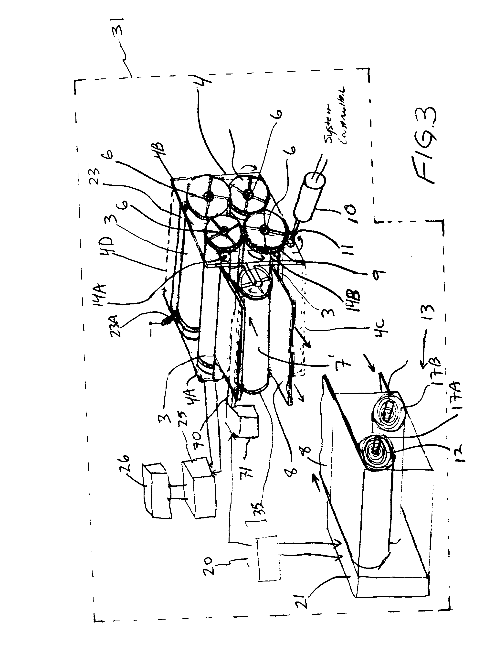 Metal-air fuel cell battery system employing a plurality of moving cathode structures for improved volumetric power density