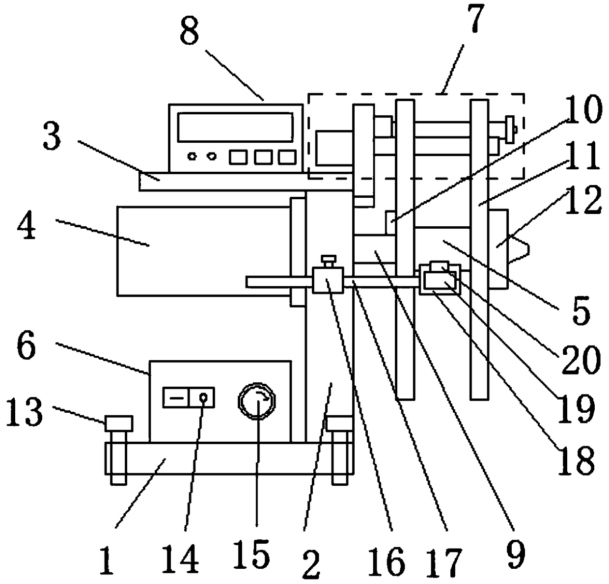 Carbon fiber short shred unwinding device for textile machines