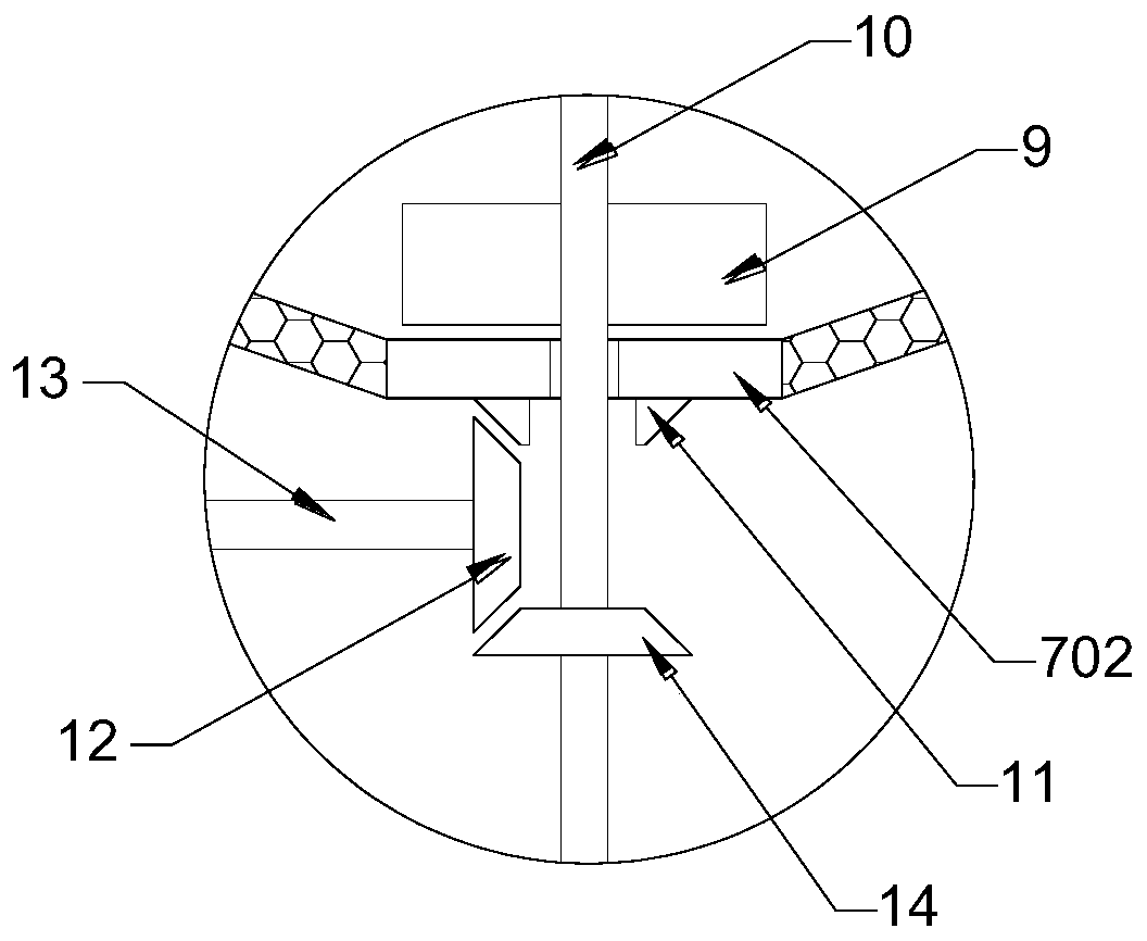 Solid-liquid grinding and mixing device for chemical industry