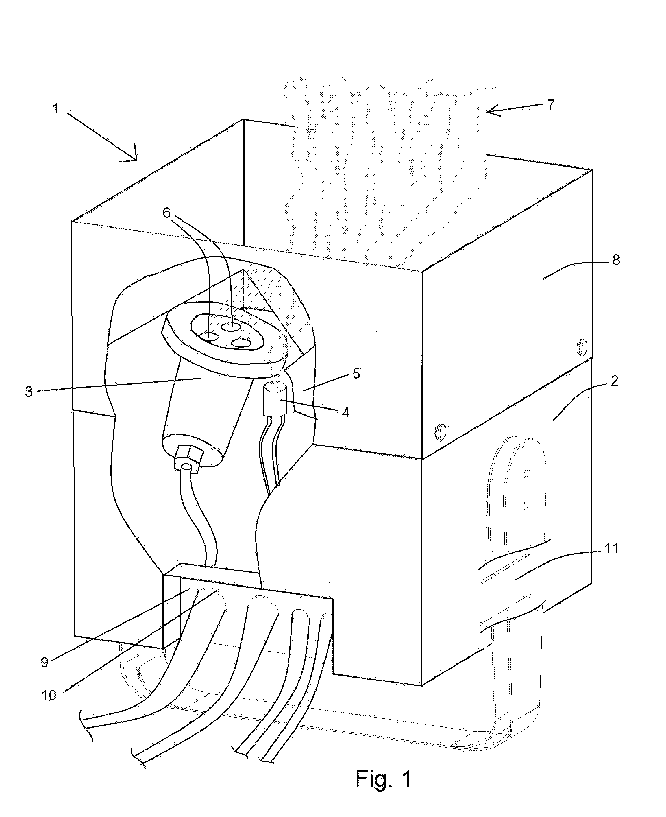 Portable Apparatus And Method For Producing A Simulated Flame Effect