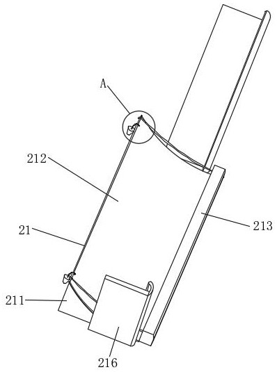 A curtain wall installation bracket device for construction engineering