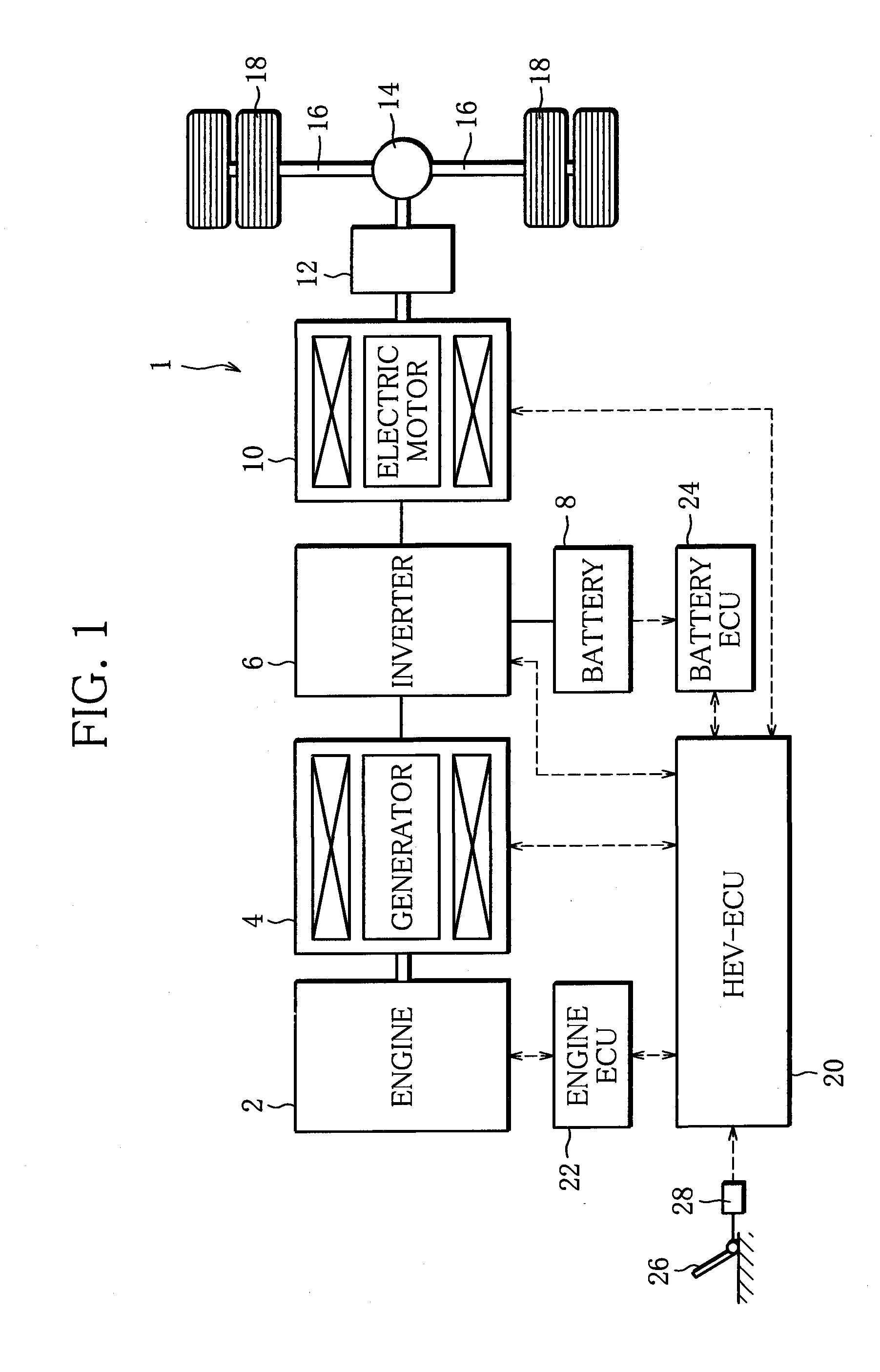 Exhaust purification device for hybrid electric vehicle