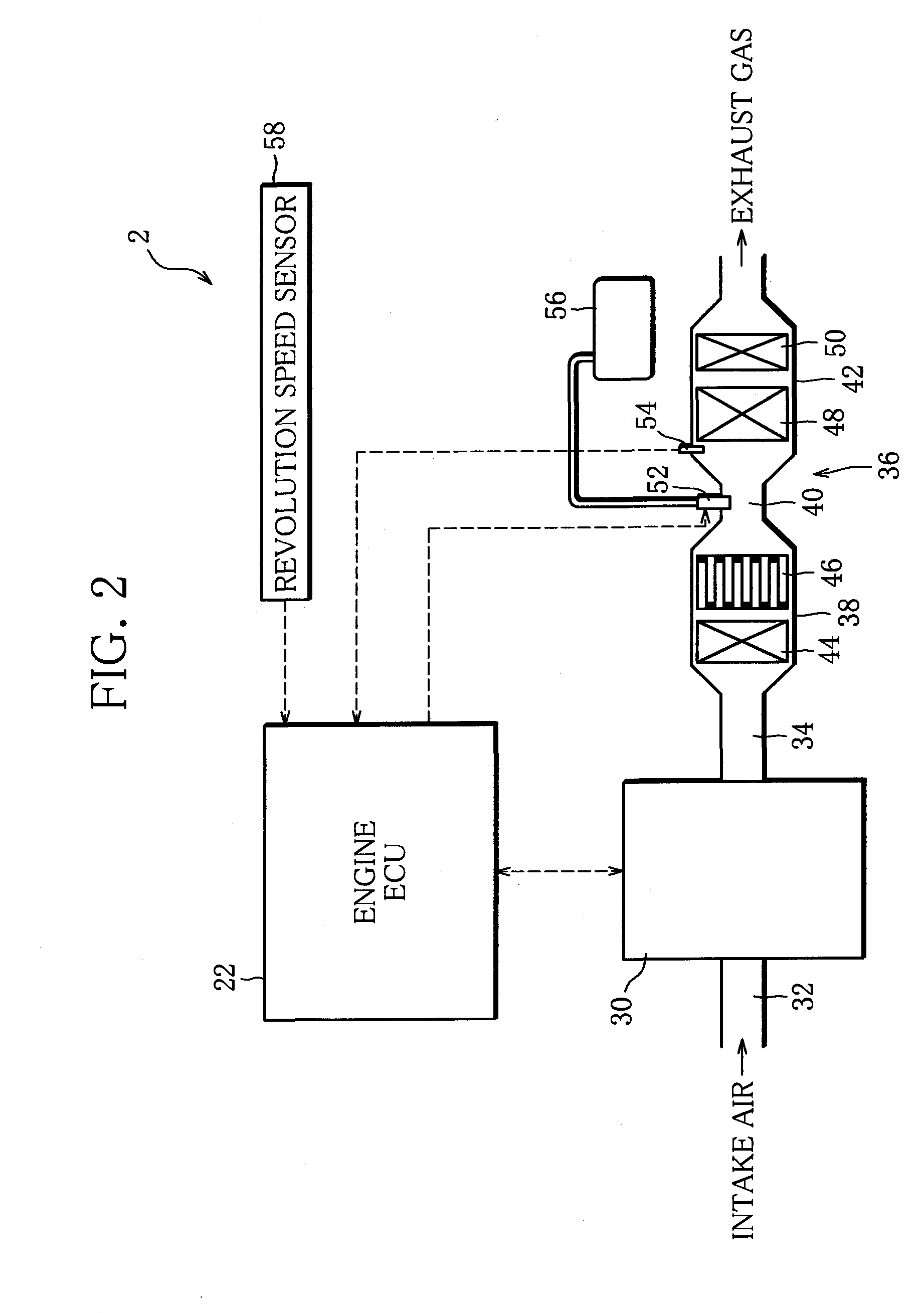 Exhaust purification device for hybrid electric vehicle