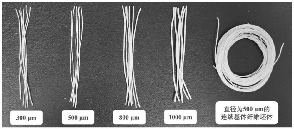 Phase inversion method for preparing silicon nitride ceramic material with fiber monolithic structure