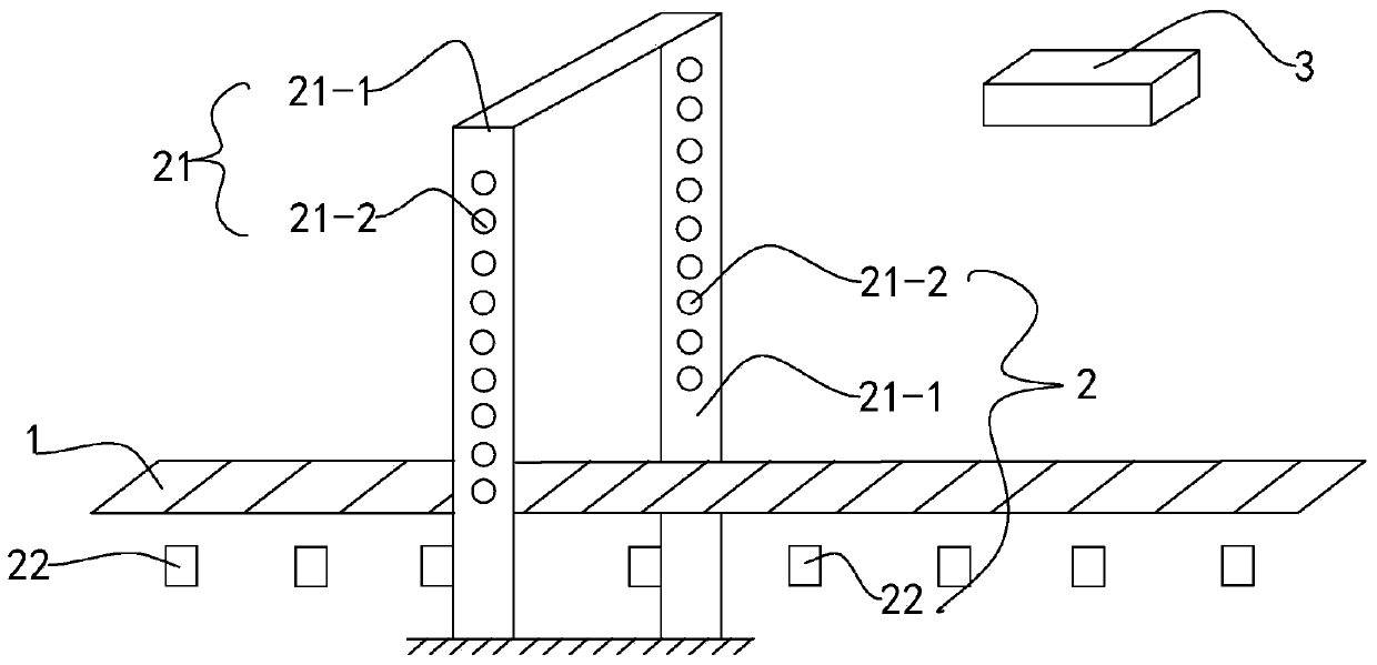 Vehicle body spatial position intelligent detection device and method and application thereof