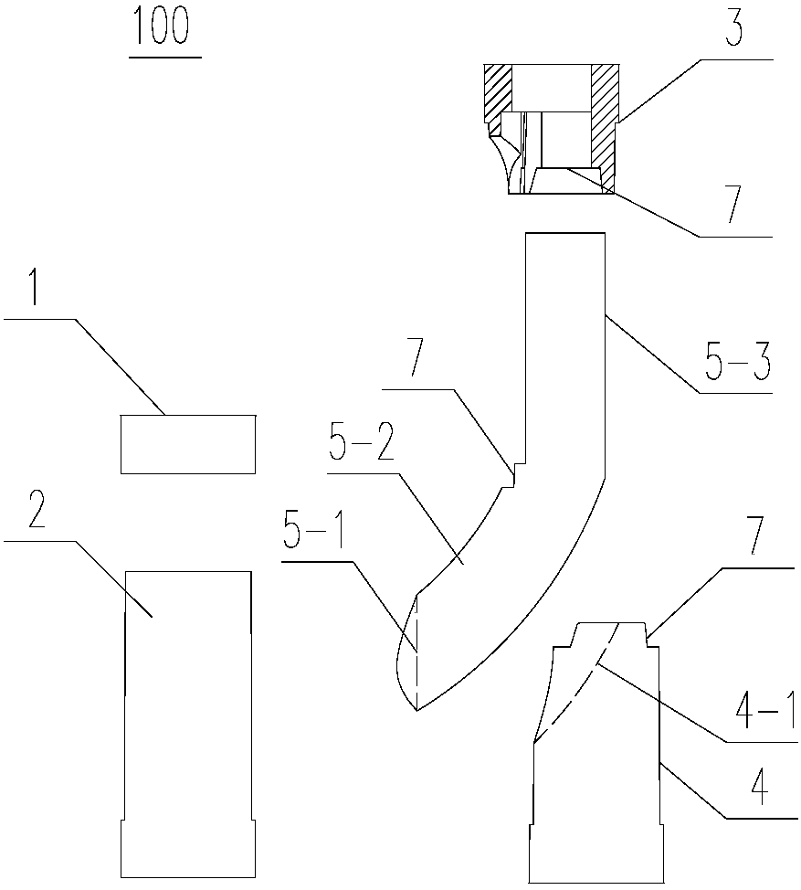 Injection mold for pipe joints