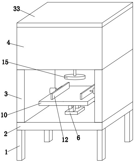 Machining grinding device with angle convenient to adjust