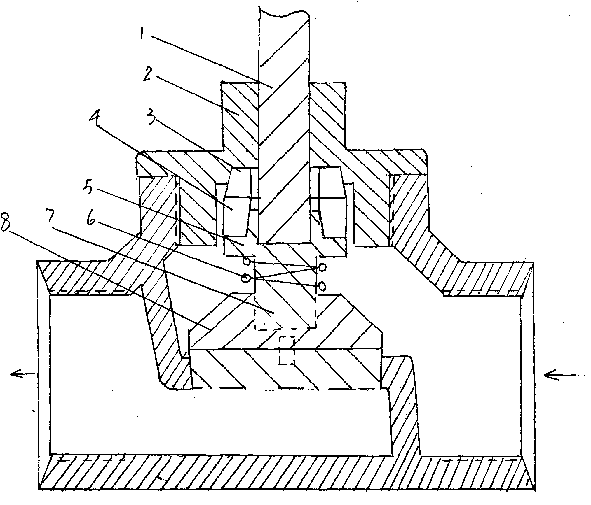 Valve rod leak-proof structure