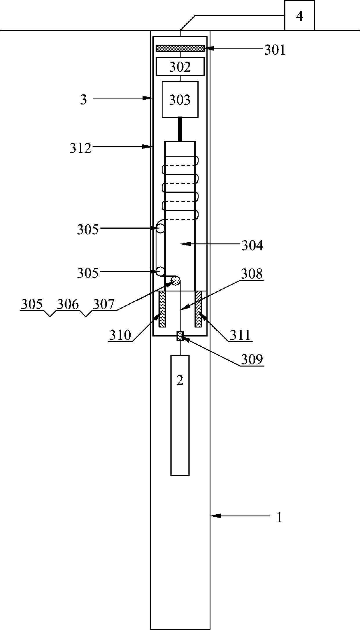 Embedded automatic inclinometry robot and using method thereof