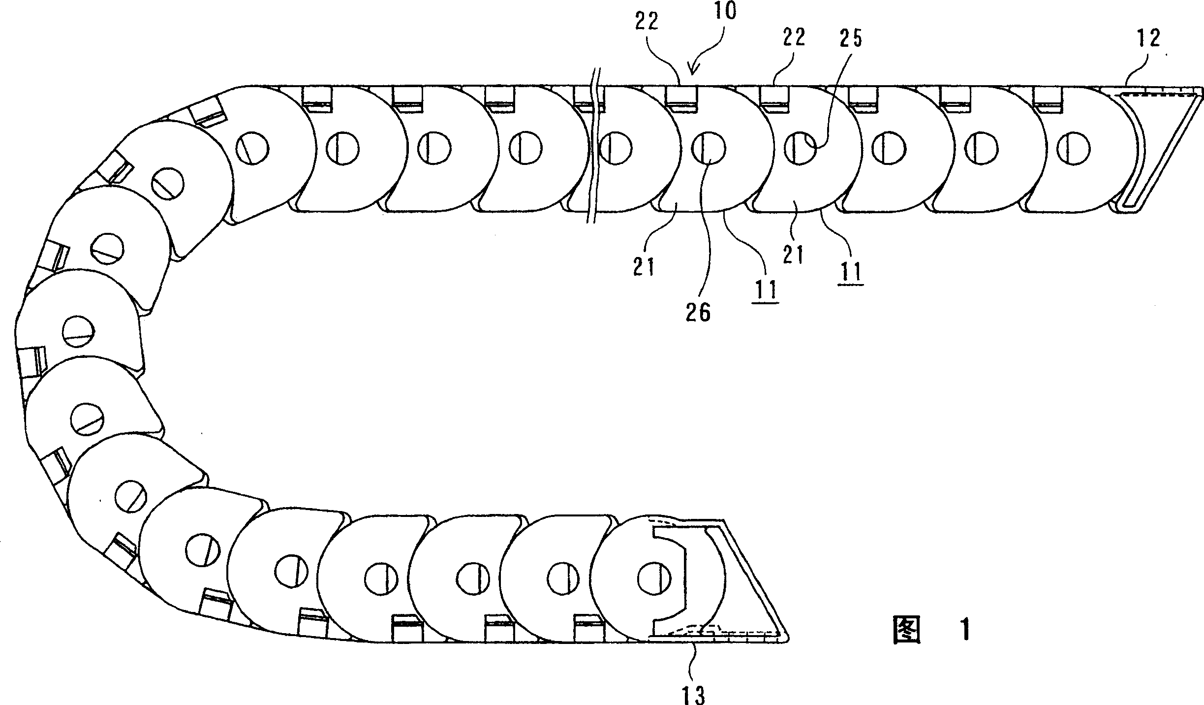 Cable protection and guide device