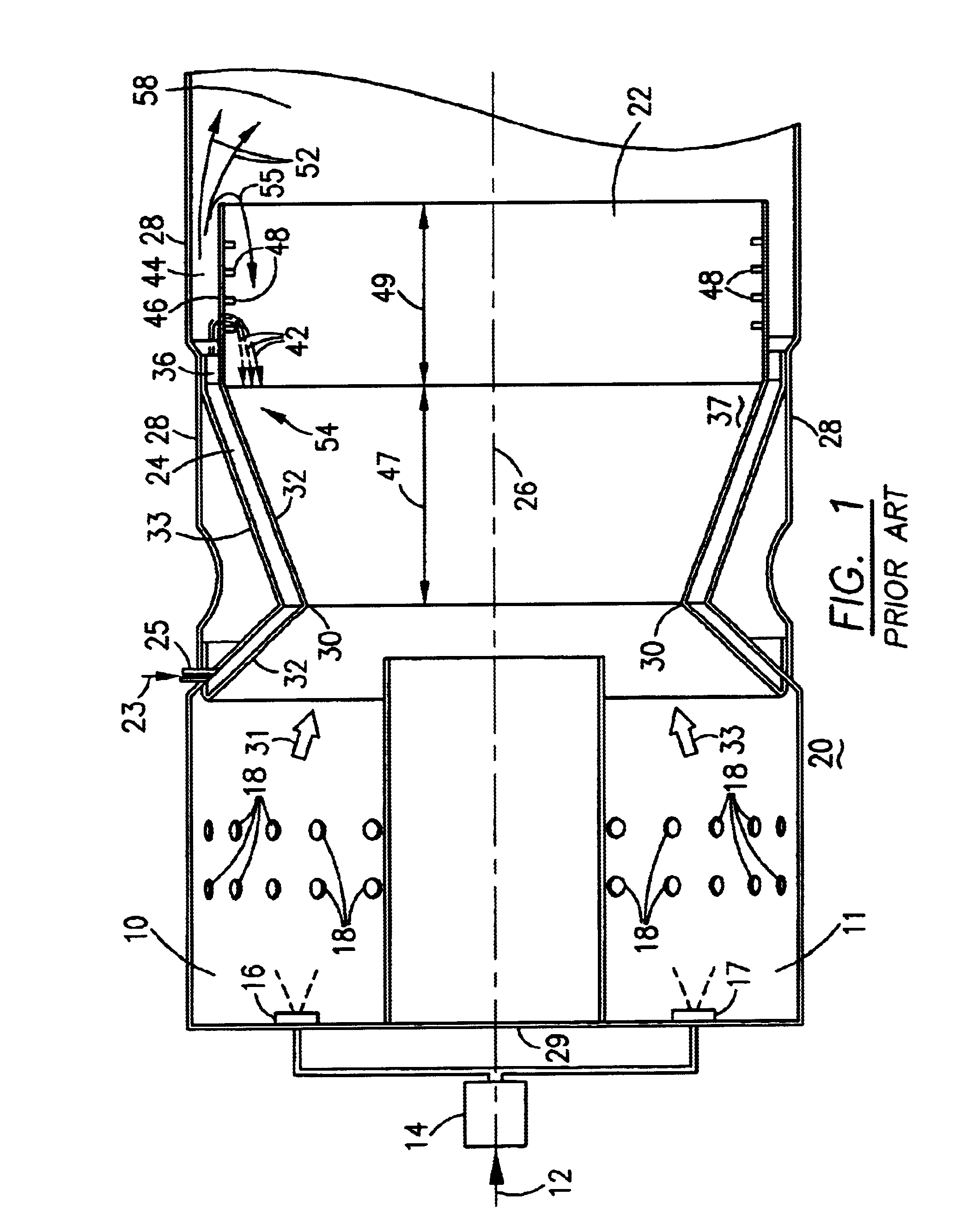 Combustion chamber/venturi configuration and assembly method