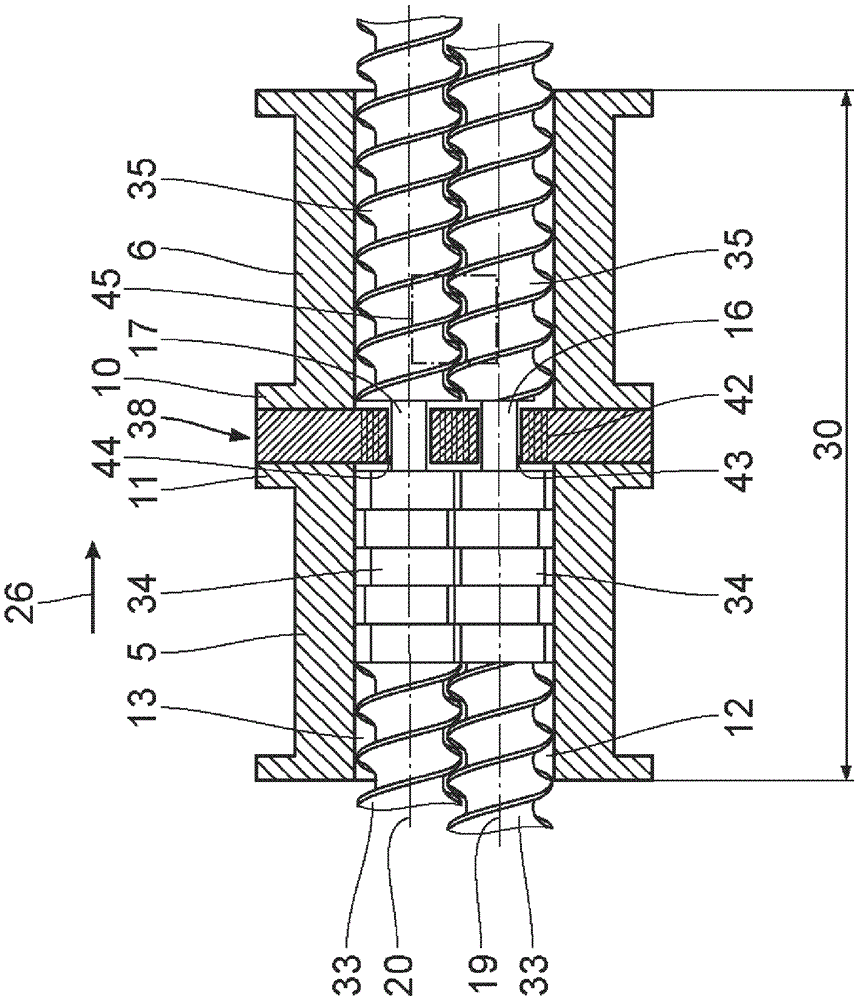 Multi-axis screw machines for devolatilization of polymer melts