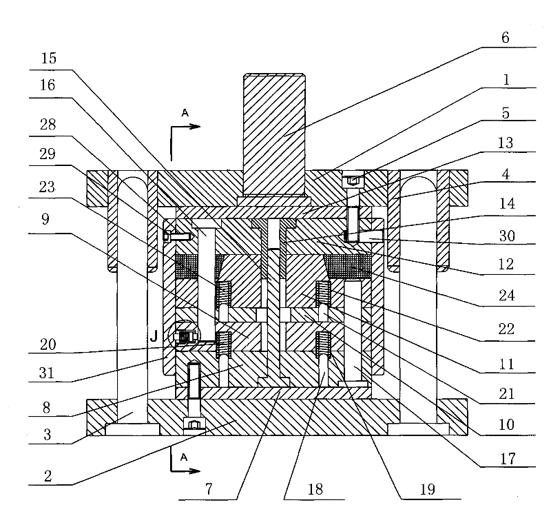 Cold extrusion die for double end pipe joint