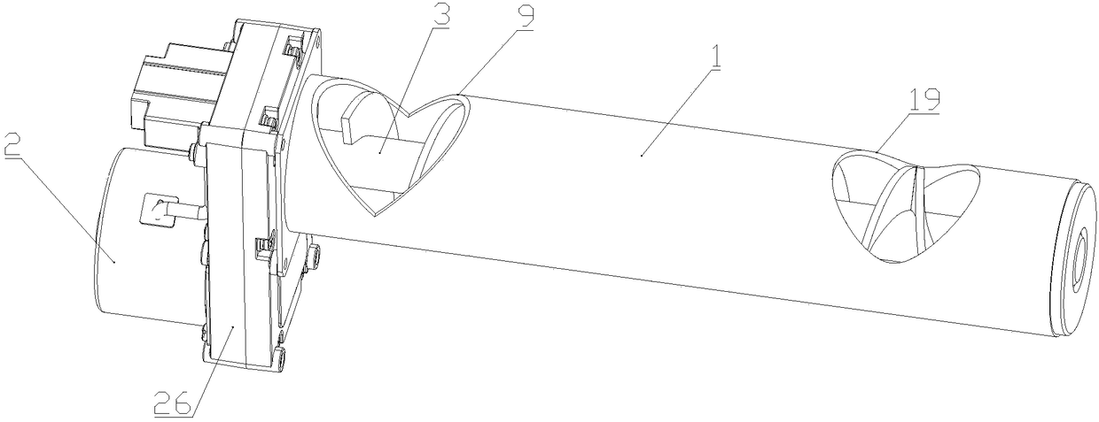 Wall furnace and loading device thereof