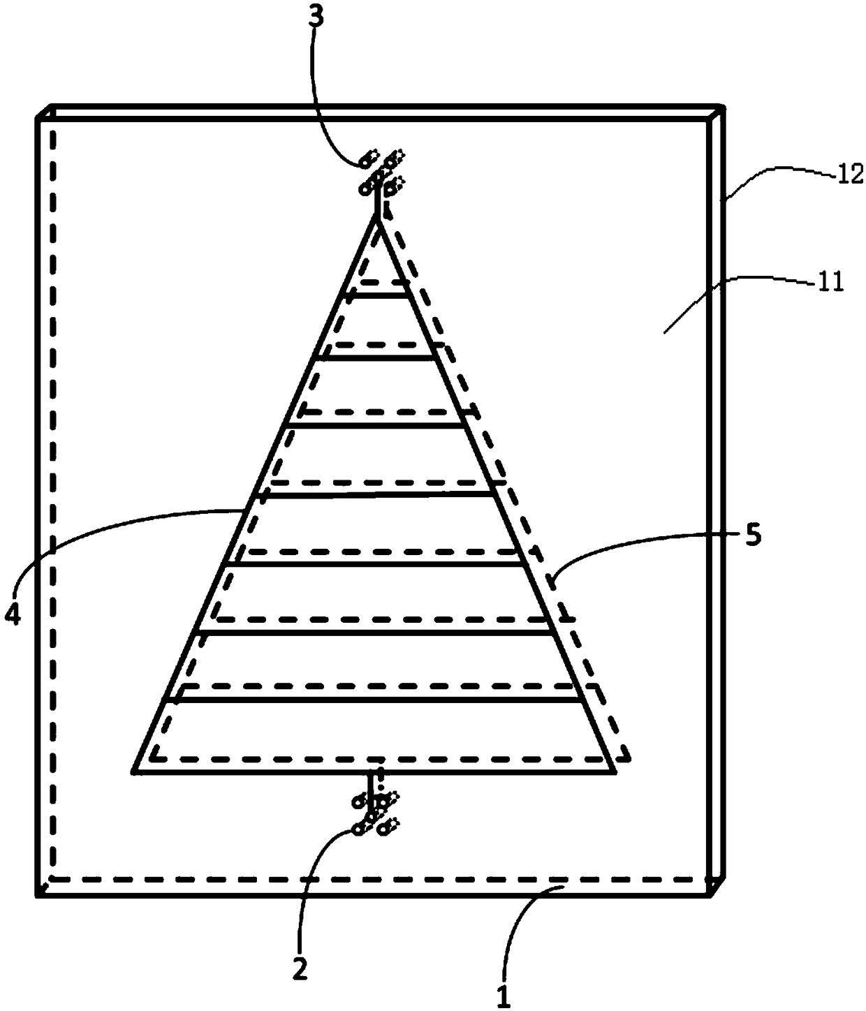 Radio frequency filter with periodic structure