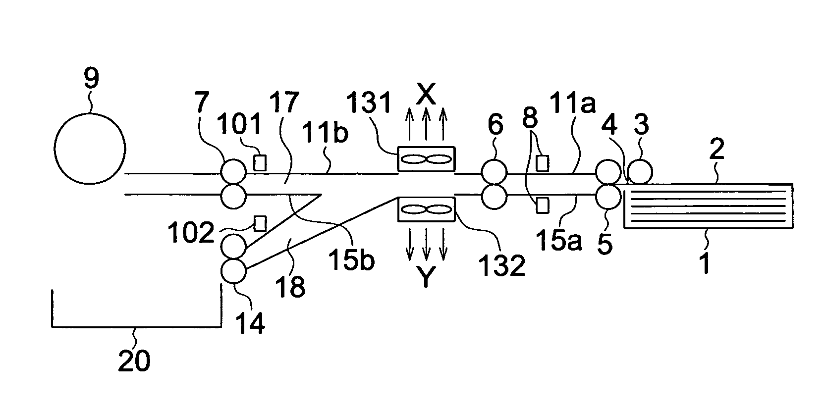 Paper sheet conveyance apparatus and image forming apparatus