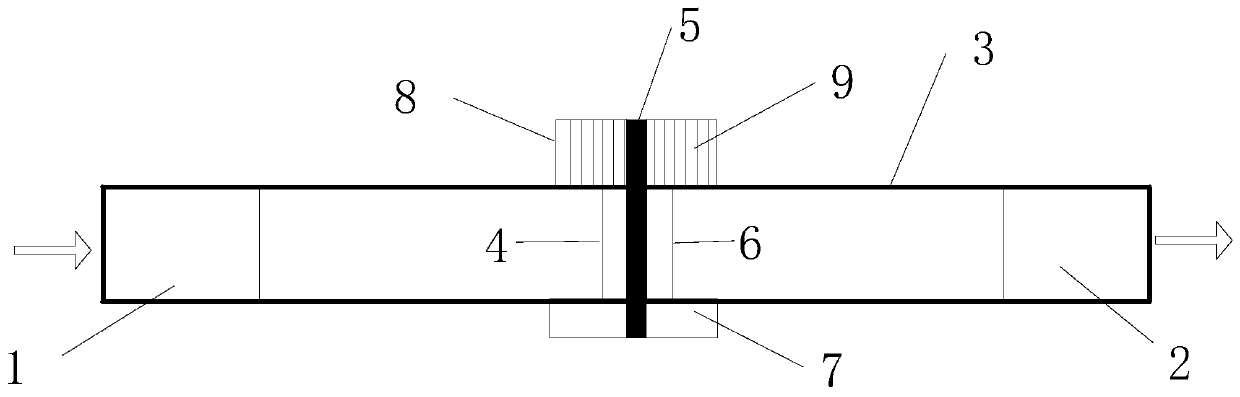 A mine-used wet shotcrete double-piston pump pumping pipeline transmission slowing pulse device