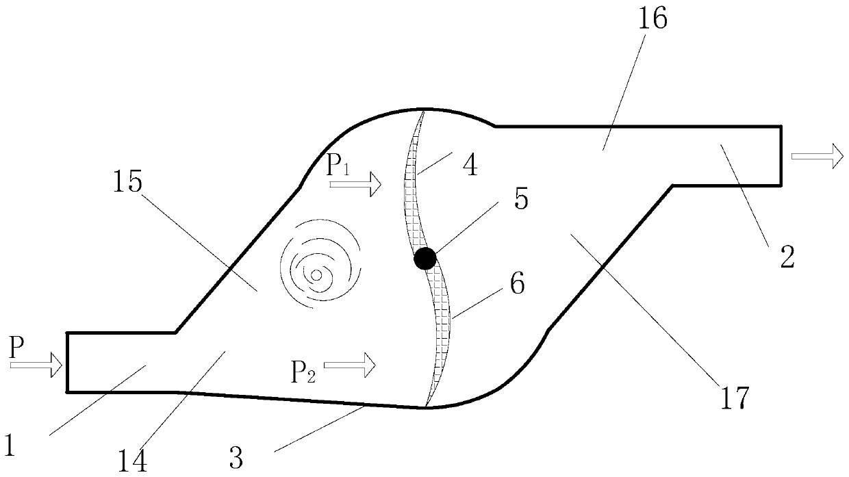 A mine-used wet shotcrete double-piston pump pumping pipeline transmission slowing pulse device