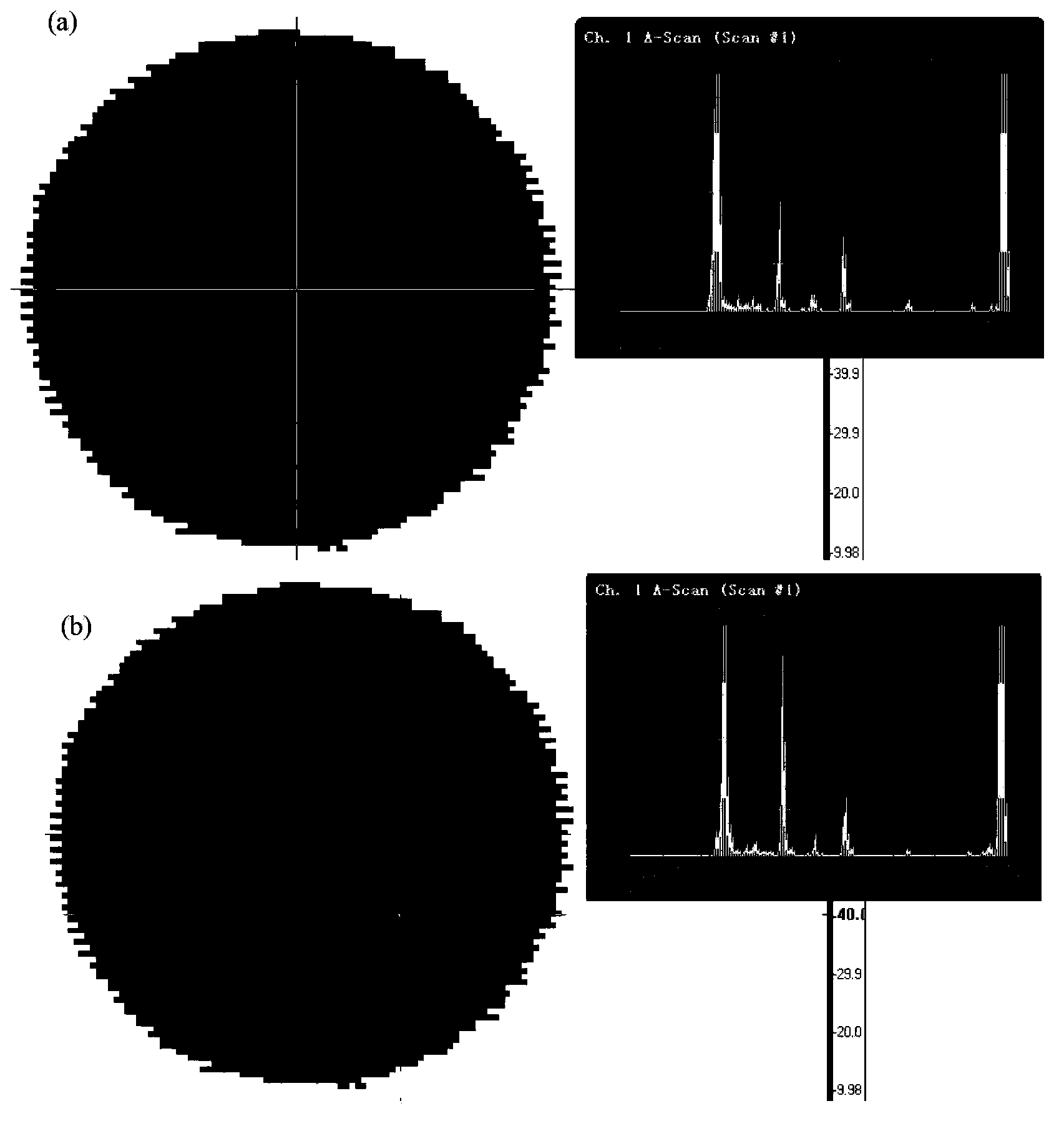 Method used for detecting welding quality of welding carried out in intermediate layer connection manner