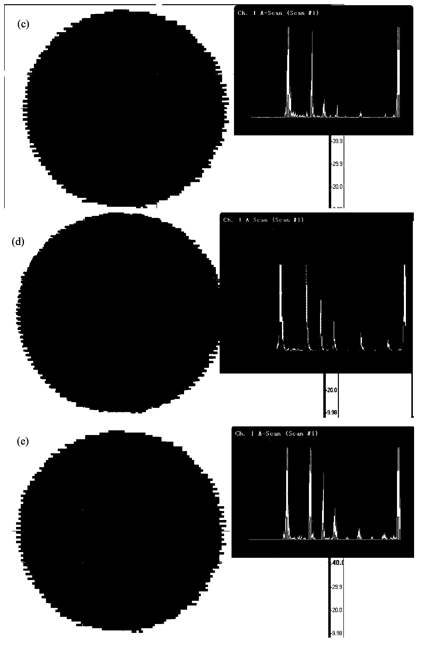 Method used for detecting welding quality of welding carried out in intermediate layer connection manner