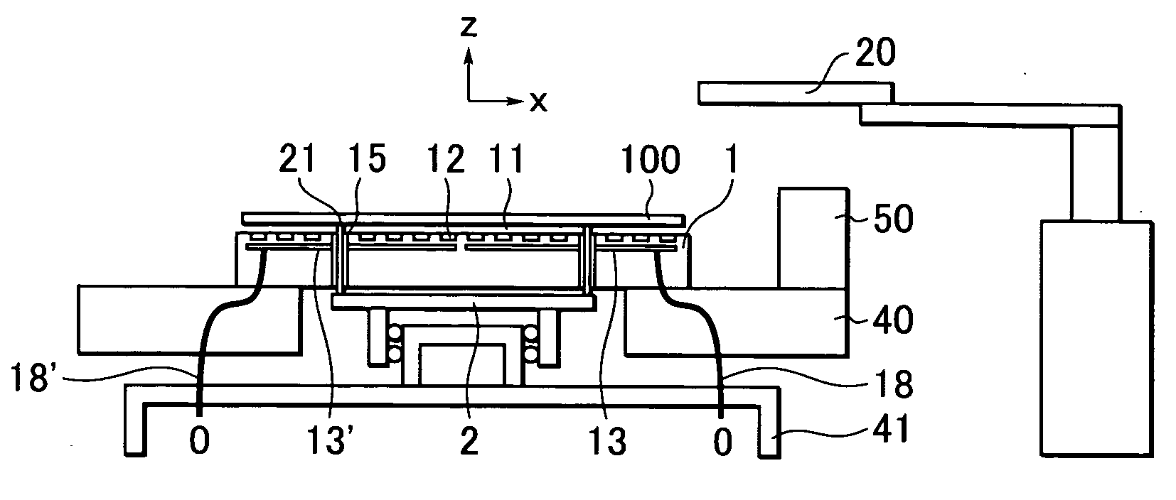 Substrate holding device, substrate processing apparatus using the same, and method for aligning and holding substrate