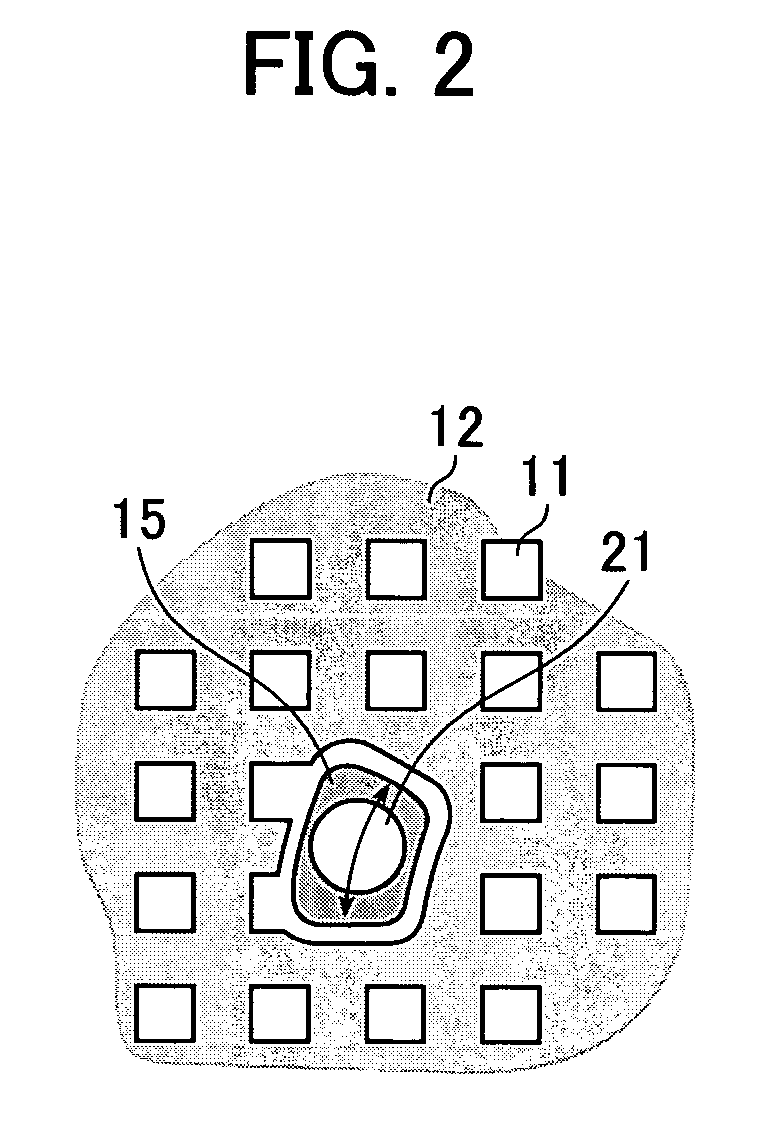 Substrate holding device, substrate processing apparatus using the same, and method for aligning and holding substrate