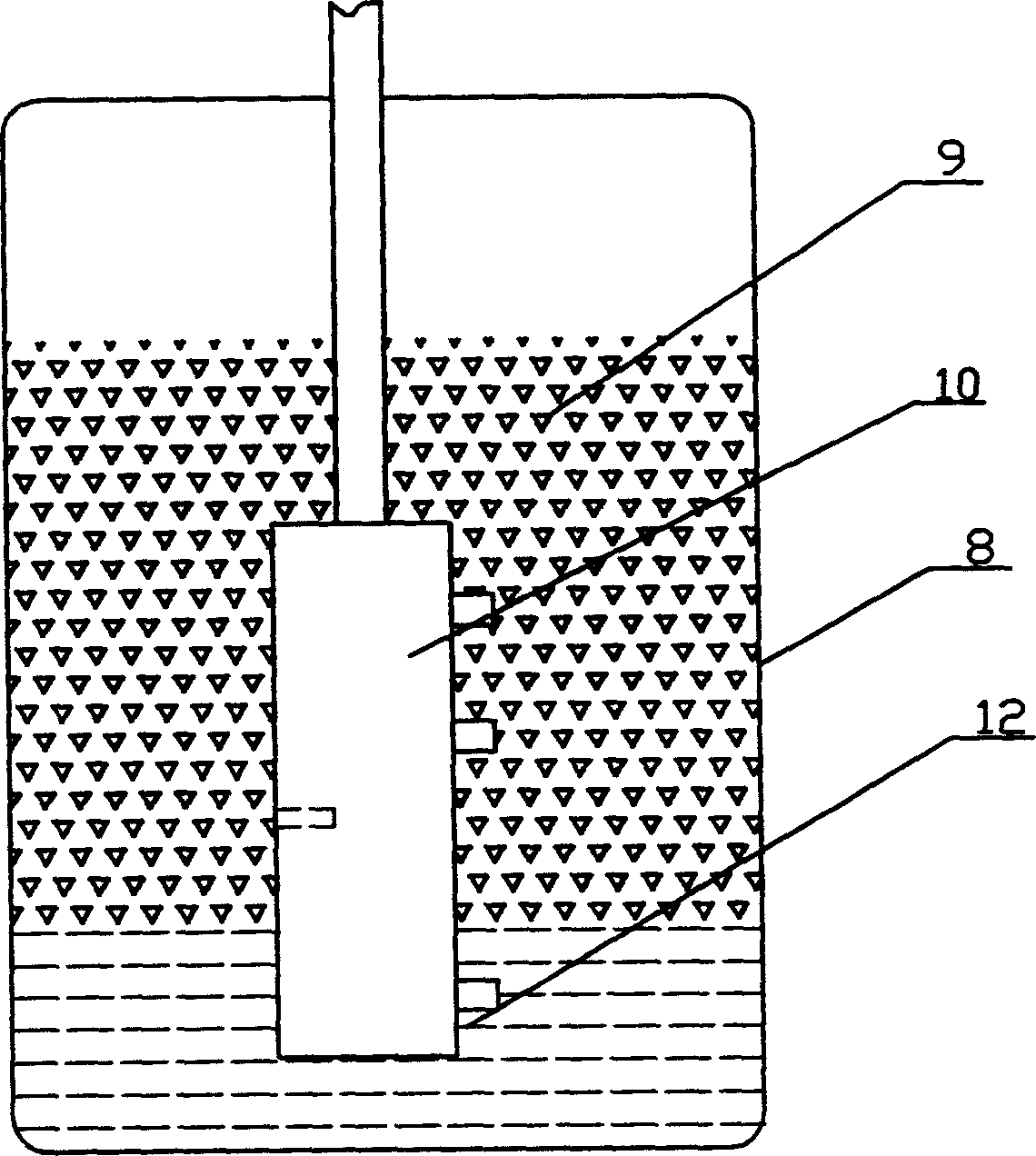 New method of liquid state environment different medium interface measurement