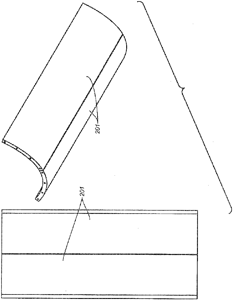 Solid core structure parabolic trough solar energy collection system