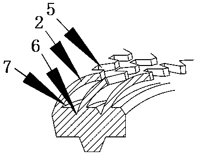 Novel flooded type evaporating heat exchange tube