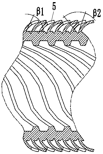 Novel flooded type evaporating heat exchange tube