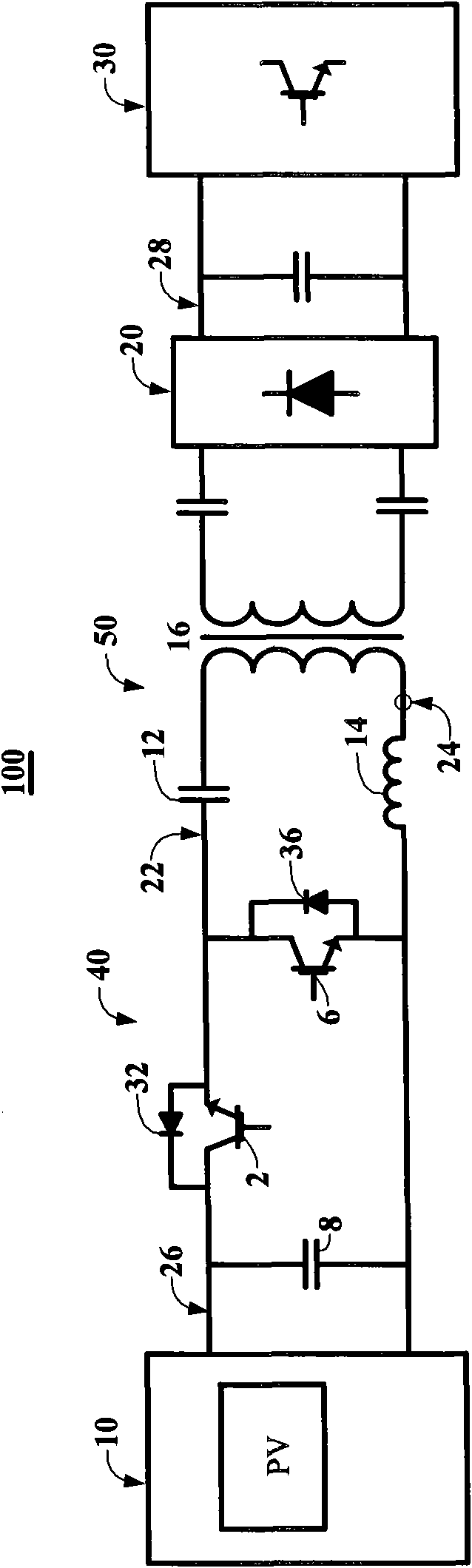 Series resonance DC/DC converter of photovoltaic system